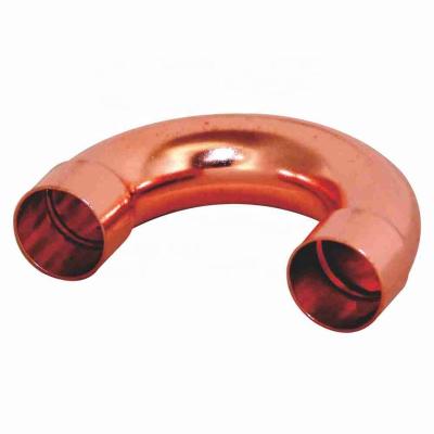 China Red Copper Fit Equal Size U High Pressure High Quality Customized Type 180 Degree Elbow for sale