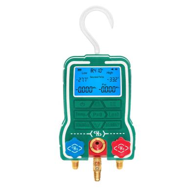 China General Refrigerant Digital Electronic Pressure Gauge Double Manifold Set B for sale