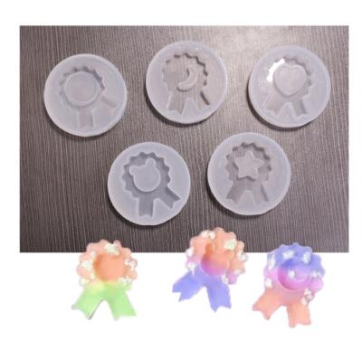 China Viable DIY Crystal Epoxy Creative Medal Shaker Mold for sale