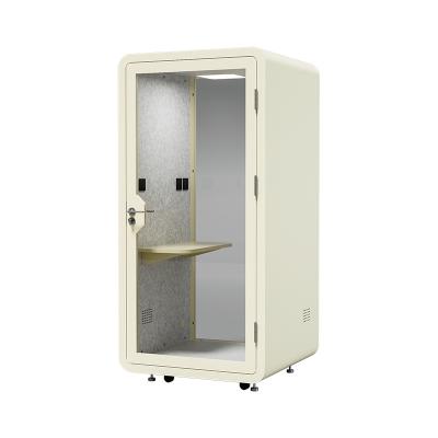 China Portable Office Adjustable Movable Pod Sound Insulation Telephone Booth (Size) for sale