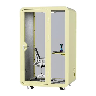 China (Height) Adjustable Desktop Pod Can Be Customized Phone Booth Conference Pod Sound Insulation Mobile Phone Booth As Baby Care Room for sale