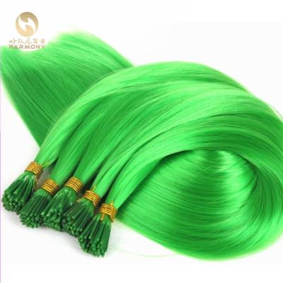 China I-tip Hair XUCHANG HARMONY Synthetic Hair Wholesale Colored I Tip Synthetic Hair for sale