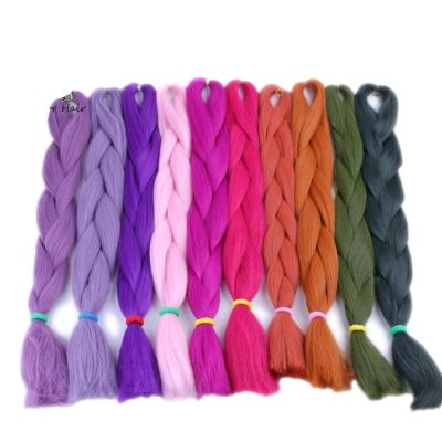 China HARMONY 80g Solid Color Box Synthetic Jumbo Braiding Hair Synthetic Jumbo Braiding Hair Extension for sale