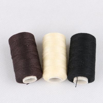 China Hair Weaving Yarn For Hair Extension HARMONY Wholesale Price 1box Color Hair Weft Black Cotton Weft Hair Weaving Yarn for sale