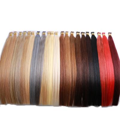 China Full Cuticle Full Cuticle Aligned Mini Tip i Ring Hair Extensions Long Lasting Micro Remy Hair Extension Wholesale for sale