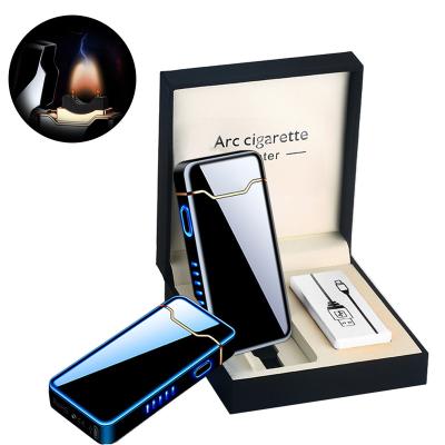 China Stylish Minimalist XY830818 Electric Lighter Tobacco Metal Color USB Cigarette Other Lighters Smoking Accessories Custom Logo for sale