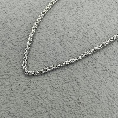 China Punk Minimalist Cuban Link Chokers Stainless Steel Chain Necklace For Women Mens Vintage Silver Color Jewelry for sale