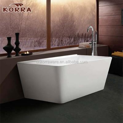 China Free Standing Large Rectangular Corner Cheap Plastic Acrylic Portable Soaking Adult Bathtub for sale