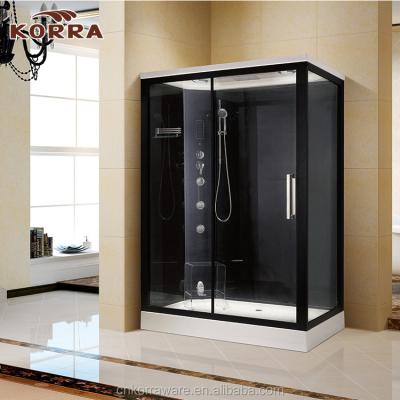 China Modern Full Body Sauna Steamer Adult Shower Room, 6mm Slip Shower Room Aluminum Alloy Glass Material for sale