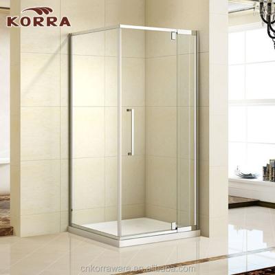 China Modern Shower Screen , Designs Rectangular Shower Enclosure Up To 100mm Withth Adjustable Fit for sale