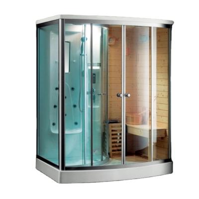 China One person modern acylic sauna steam room, modern style steam room dry sauna stove, indoor dry sauna room for sale