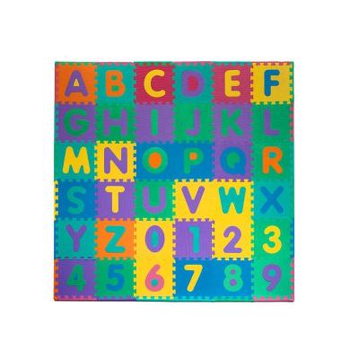 China Educational Toys Non Slip Colorful Soft Eva Foam Alphabet Mat Floor Mat For Baby Play for sale