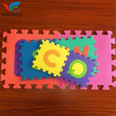 China Toy Kids Play Mat Educational Baby Number Alphabet Crawling Mat for sale