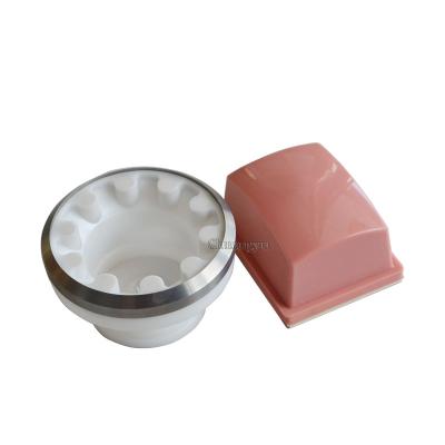 China Printing Materials Disposable Mask Exhale Filter Cartridge Printing Ink Cup With Silicone Pad for sale