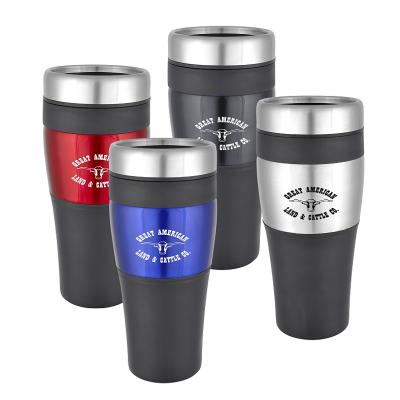 China Sustainable Promotional Cheap Travel 450ml Travel Cup Plastic Tumbler for sale