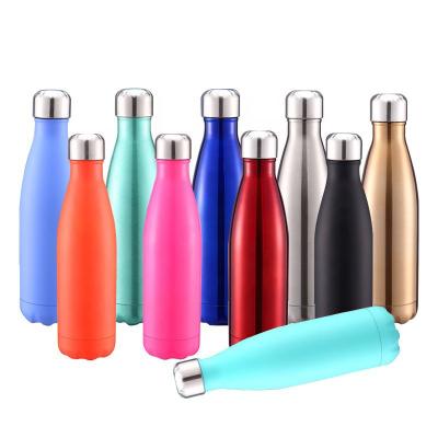 China PORTABLE Cola Shape Leak Proof 500ml Thermo Insulated Stainless Steel Water Sport Bottle Termo for sale