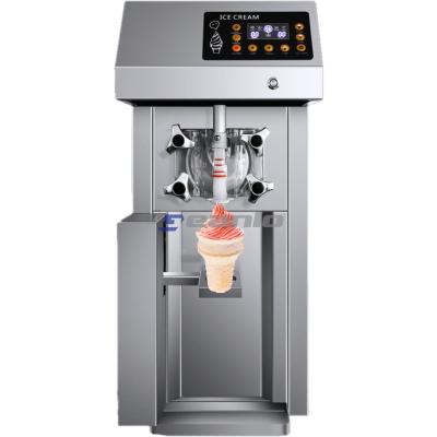 China Geanlo Fully Automatic Ice Cream Maker Italiano Ice Cream Making Machine  in Saudi for sale