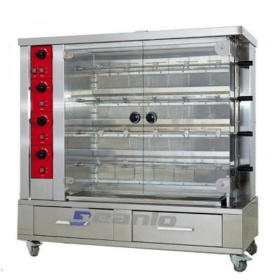 China Stainless Steel Kitchen Baking Machine Commercial Roasting Electric Chicken Roaster Rotisseries Machine for sale