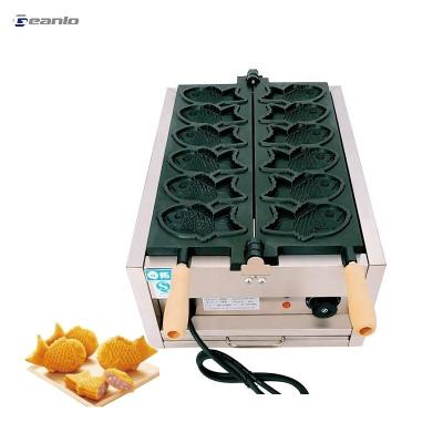 China Ganlo Commercial Food Making Machine Mini Waffle Stainless Steel Taiyaki Waffle Makers en venta