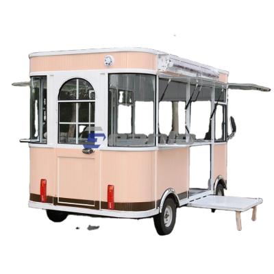 Китай Geanlo New Designed Bbq Fruit Vending Pizza Trailer Street Snack Promotion Price Customized Mobile Electric Food Car For Sale продается