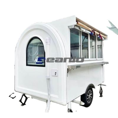 Китай Geanlo Mobile Restaurant Trailer Ice Cream Van Food Truck Shawarma Taco Cart Sweet Corn Shop Mini Food Trailer продается