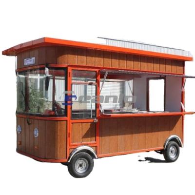 中国 Geanlo Mobile Fast Food Vending Food Cart And Trailer Fashionable Off Road Camping Trailer Used Food Trucks For Sale In Germany 販売のため