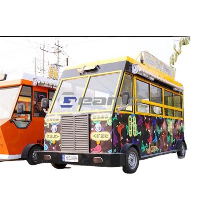 Китай GEANLO Electric Mobile Food Trailer Coffee Hot Dog Stand Ice Cream beverage Cart продается