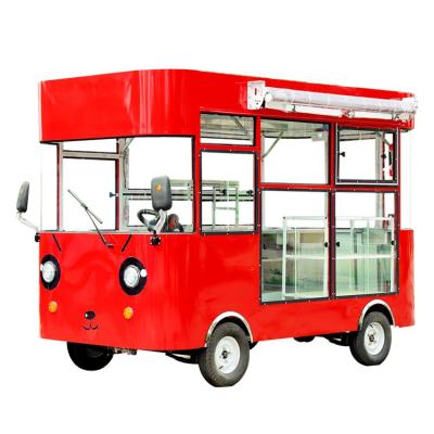 China GEANLO Custom Food Cart Truck Mobile Pizza Coffee  Food Fully Equipped BBQ Trailers for sale