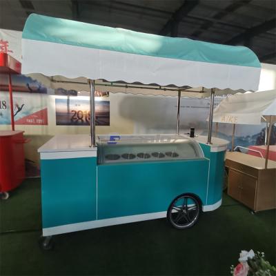 中国 Street Snack Mobile Food Cart Truck outdoor Fast Food mobile  cart trailer 販売のため