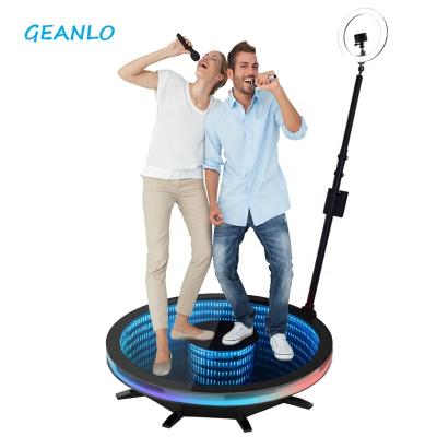 中国 GEANLO Automatic Slow Spinning Live BackDrop Portable Camera 360 Degree Photo booth Photobooth Machine Video 360 Photo Boot 販売のため