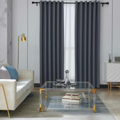 China 2021 Blackout Ready Made Size Blackout Fresh 100% Double Sided Curtain for sale