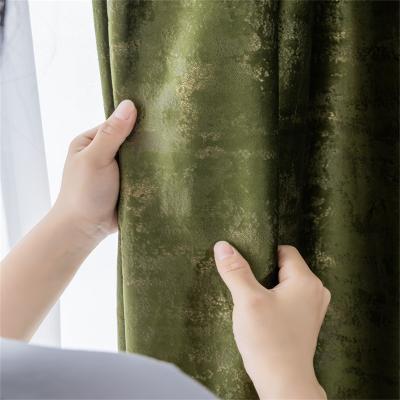 China Water Resistant Curtains Style Luxury Italian Polyester Velvet Fabric For Curtains for sale