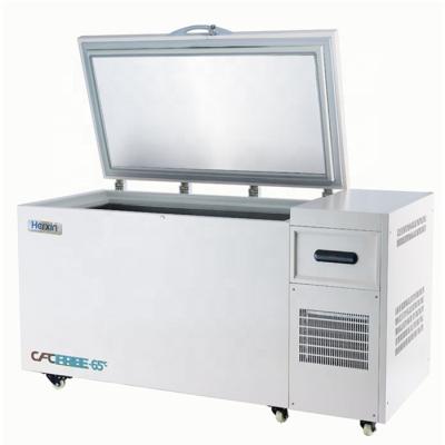 China Single-temperature -135 Degree Horizontal 118l Cryogenic Industrial Chest Deep Freezer for sale