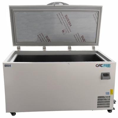 China Top Quality Medical Fridge DW-60W320 Minus 60 Degree 320L Cryogenic Open Ultra Low Temperature Cryogenic Freezer For Seafood for sale