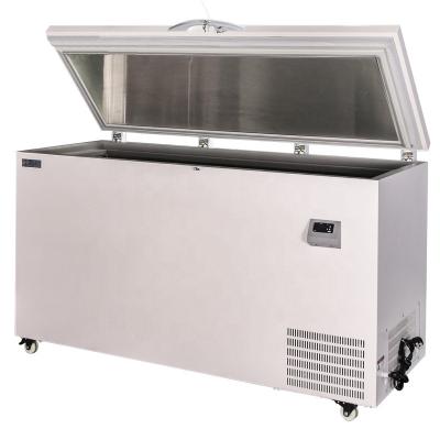 China Commercial ETL Certified Minu -65C 620L Large Chest To Secure Ultra Low Tuna Seafood Freezer for sale