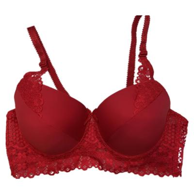 China QUICK DRY Trending Women's Molded Cup and Underwear plus size bra women sexy lace underwear Ultra-thin  comfortable bra for sale