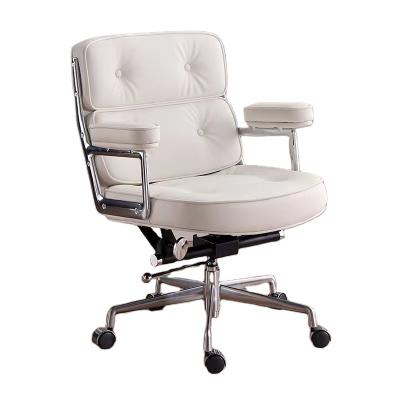 China High Quality Leather Aluminum Frame Office Chair Boss Chair (Size) W&R Classic Adjustable Workmanship for sale