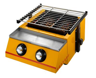 China High efficiency table top single flame grill gas bar infrared ecue GRILL Eco-friendly stove gas grill BBQ for sale