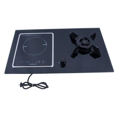 China Multifunctional Kitchen Gas+Electric Stove New Arrivals Cheap Top Kitchen Equipment Induction Cooker Tempered Glass Tables And Gas Cooktops for sale