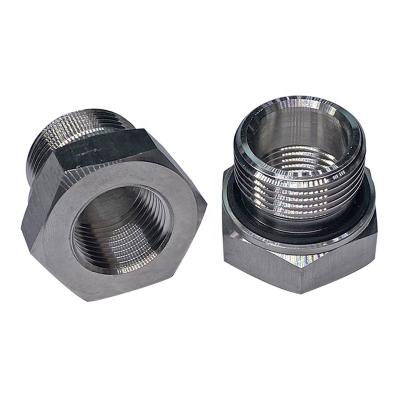 China Pipe Lines Connect High Quality 4BN- Bsp Male Captive Seal Hollow Hex Plug Tube Adapters For Hydraulic System for sale