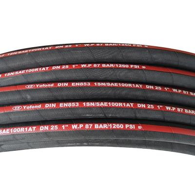 China Oil Cooling System Repeat Buyers Choice 1sn 2sn 3sn 4sp 4sh 6sh High Pressure Hydraulic Rubber Hose for sale