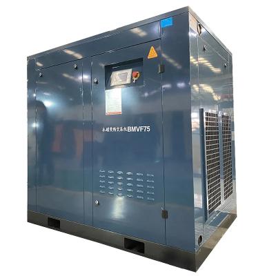 China Kaishan 75KW High Efficiency Energy Saving Lubricated Screw Air Compressor for sale