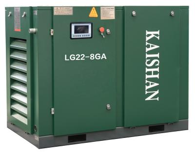 China OIL-LESS factory direct sales 22kw 30kw 132kw stationary electric screw air compressor for sale for sale