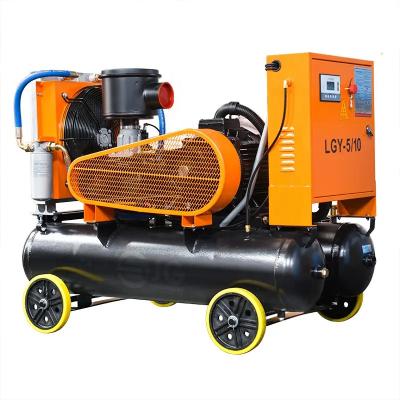 China China Kaishan LGY series electric lubricated screw portable air compressor for mine for sale