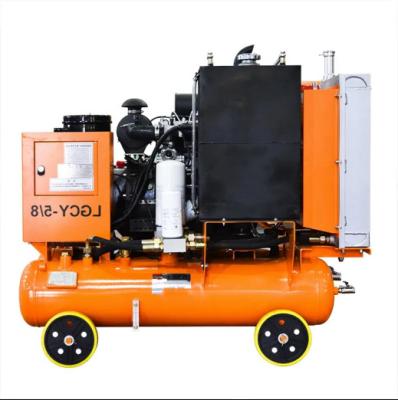 China Online Wholesale Lube Oil Energy And Lube Oil Single Phase Gasoline Extracting Rotary Screw Air Compressor for sale