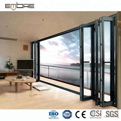 China Sliding Residential Aluminum Folding Sliding Door for sale