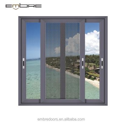 China Sliding Door Aluminum Window With Nepal Market Net Mosquito Net Price for sale