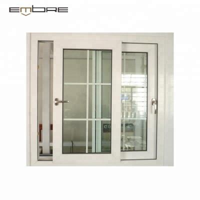 China Sliding Aluminum Sliding Window Double Glazed Customized Aluminum Windows for sale