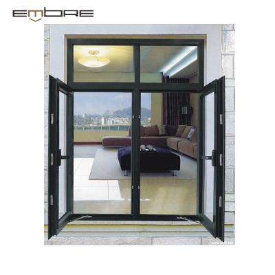 China Swing Double Casement Window Casement Windows Prices Alumimum Aluminum Casement Windows Security for sale