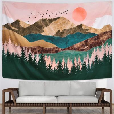 China Custom Home Decor Cotton Polyester Wall Hanging Custom Tapestry for sale